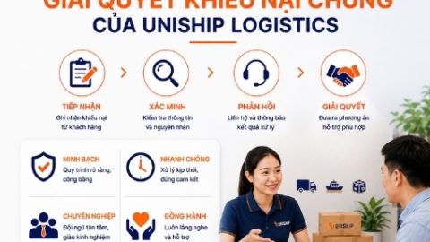 CHÍNH SÁCH GIẢI QUYẾT KHIẾU NẠI CHUNG CỦA UNISHIP LOGISTICS