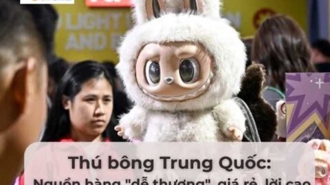 Thú bông Trung Quốc: Nguồn hàng “dễ thương”, giá rẻ, lời cao