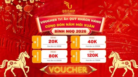 UNISHIP TẶNG VOUCHER ĐẶC QUYỀN TRI ÂN KHÁCH HÀNG NHÂN DỊP XUÂN MỚI 2026 TỔNG GIÁ TRỊ LÊN ĐẾN 15 TRIỆU!!