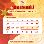 UNISHIP LOGISTICS THÔNG BÁO LỊCH NGHỈ LỄ GIỖ TỔ HÙNG VƯƠNG & 30/4 – 1/5/2026