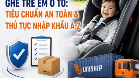 Ghế trẻ em ô tô: Tiêu chuẩn an toàn & thủ tục nhập khẩu A-Z