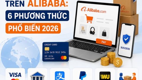 Cách thanh toán trên Alibaba: 6 phương thức phổ biến 2026