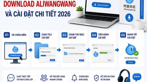 Hướng dẫn Download Aliwangwang và thao tác chi tiết 2026
