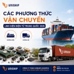 Các phương thức vận chuyển linh kiện điện tử Trung Quốc 2026