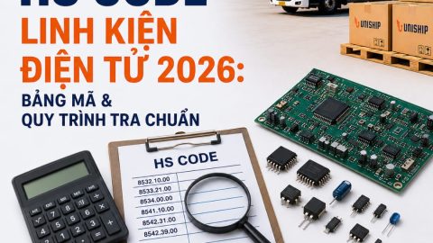 HS Code Linh kiện điện tử 2026: Bảng mã & Quy trình tra chuẩn