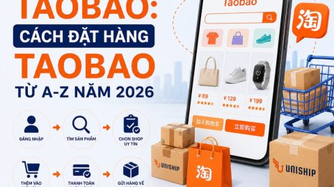 Mua hàng Taobao: Cách đặt hàng Taobao từ A – Z năm 2026
