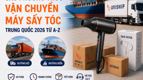 Các phương thức vận chuyển Máy Sấy Tóc Trung Quốc 2026 từ A-Z