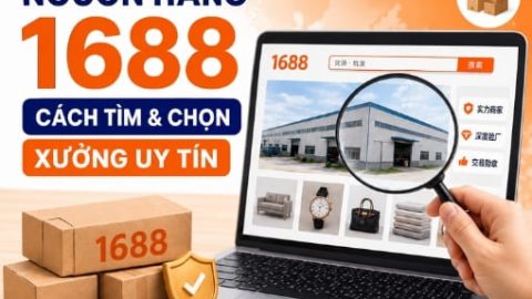 Nguồn hàng trên 1688: Cách tìm & chọn xưởng uy tín 2026