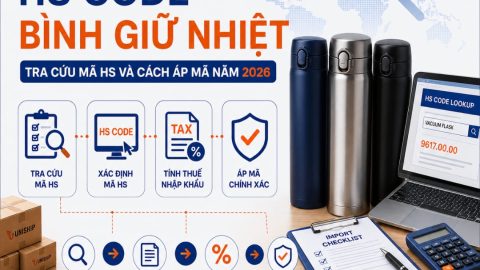 HS Code bình giữ nhiệt Inox: Tra cứu mã HS & cách áp mã 2026