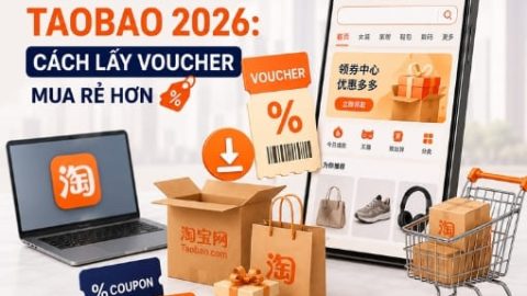 Mã giảm giá Taobao 2026: Cách lấy Voucher mua rẻ hơn