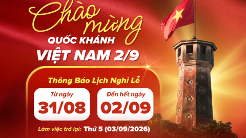 Thông báo lịch nghỉ Lễ Quốc khánh 02/09/2026 – Uniship Logistics