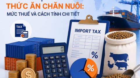 Thuế nhập khẩu Thức ăn chăn nuôi: Mức Thuế & cách tính 2026