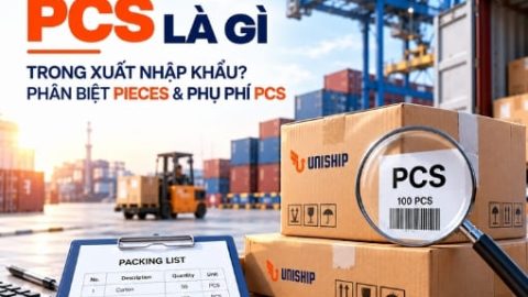 PCS là gì trong Xuất Nhập Khẩu? Phân biệt Pieces & phụ phí PCS