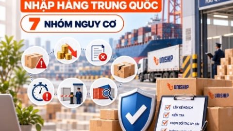 Rủi ro khi nhập hàng Trung Quốc: 7 Nhóm nguy cơ & cách phòng tránh 2026