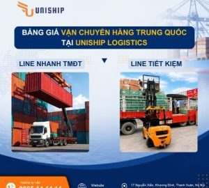 BẢNG GIÁ VẬN CHUYỂN TRUNG VIỆT TẠI UNISHIP LOGISTICS