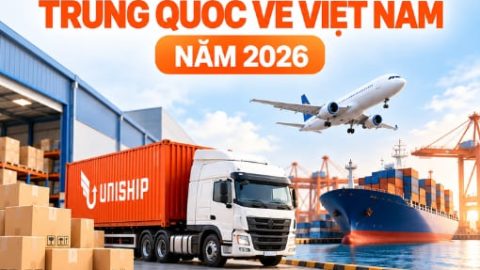 Chi phí vận chuyển hàng Trung Quốc về Việt Nam năm 2026