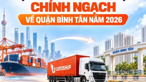 Vận chuyển Trung Việt về Quận Bình Tân chính ngạch năm 2026